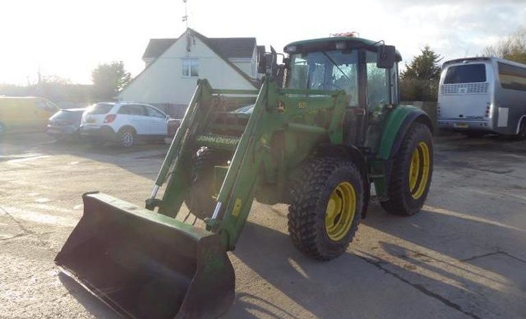 2005 JOHN DEERE 6220 SE LOADER TRACTOR WITH 631 LOADER full