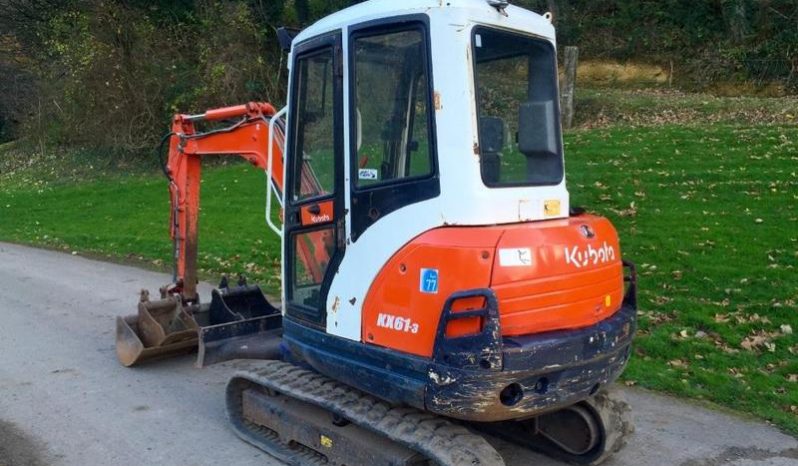 KUBOTA KX61-3 MINI DIGGER full