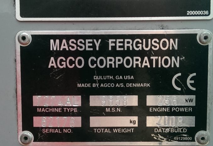 Massey Ferguson 7274 full