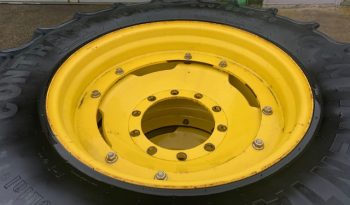 FULL SET OF JOHN DEERE ROW CROP WHEELS & TYRES full