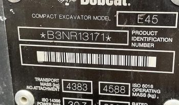 Bobcat E45 full